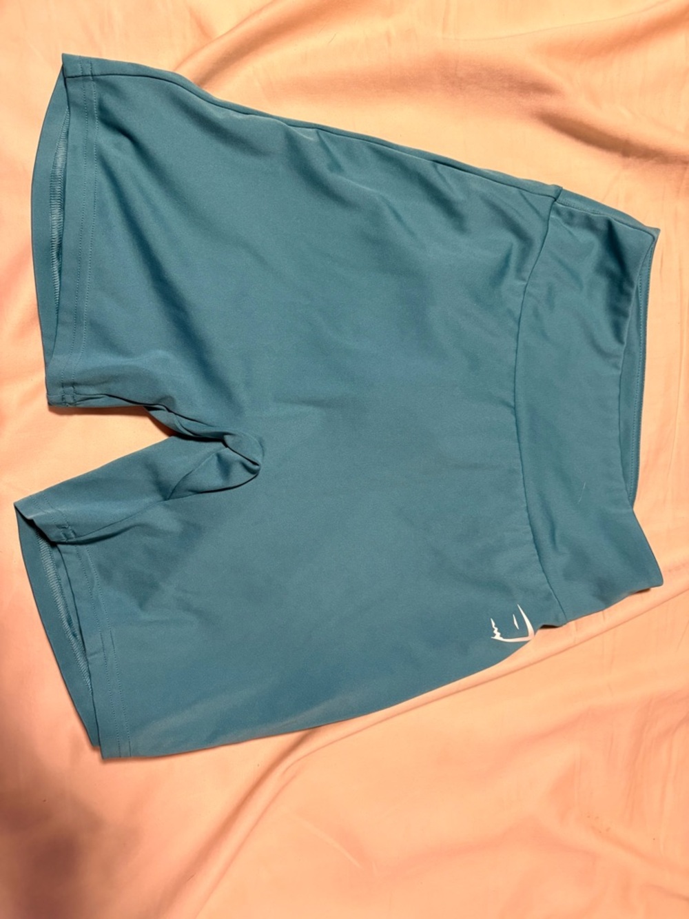 Gymshark Teal High-Rise Bike Shorts